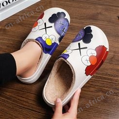 棉拖鞋女冬包跟室内居家棉鞋男加绒保暖防水厚底情侣款拖鞋女冬季