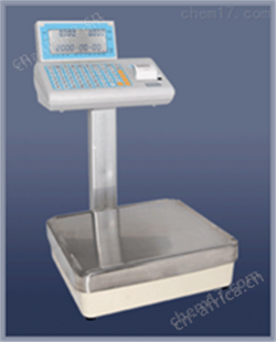 台衡XK3108-PW电子打印台秤，30公斤电子秤不干胶打印