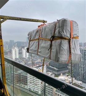 吊门窗玻璃上楼 吊大理石入户 高层住宅吊茶台浴缸 专业有保障