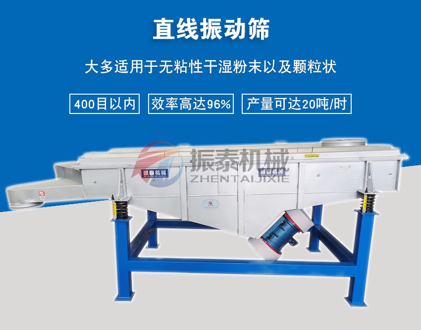 宠物饲料不锈钢直线振动筛头图